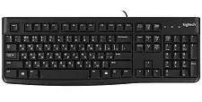 Клавиатура проводная Logitech K120 920-002522 (черная)