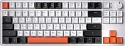 Клавиатура игровая JEGG ZA87 Pro White,black,orange, TNT Yellow (белая)