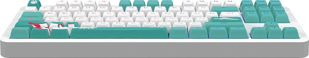 Клавиатура игровая проводная Red Square Alumix TKL Classic Kitsune g3ms Aquamarine RSQ-20052 (белая)