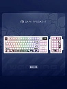 Клавиатура игровая проводная Дарк Проджект KD87A+Numpad DP-KD-87A-000102-GMS g3ms Moonstone (белая)