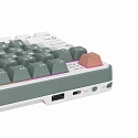 Клавиатура игровая Royal Kludge RK-S98 Chartreuse switch (белая,зеленая)