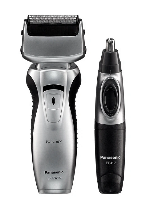 Электробритва Panasonic ES-RW30-CM520 и триммер для носа, ушей