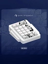 Клавиатура игровая проводная Дарк Проджект KD87A+Numpad DP-KD-87A-000102-GMS g3ms Moonstone (белая)