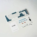Клавиатура игровая JEGG ZA98 White Navy Blue TNT Red (синяя)