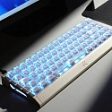 Клавиатура игровая проводная MCHOSE Ace 68 GT Mount Tai GT Magnetic Switch (серебристая) с кириллице