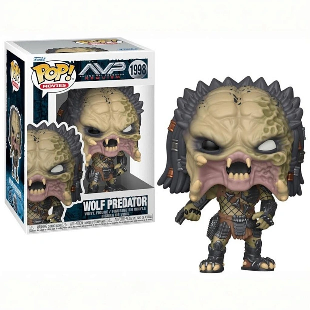 Фигурка Funko POP! Ужастики: Хищник-Волк (Чужие против Хищника)