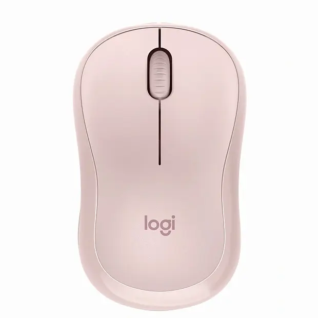 Мышь беспроводная Logitech M240 Silent, 910-007112 (розовая)