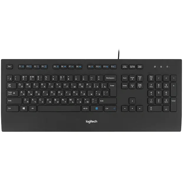 Клавиатура проводная Logitech K280e 920-005215 (черная)