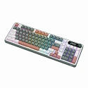 Клавиатура игровая Royal Kludge RK-S98 Chartreuse switch (белая,зеленая)