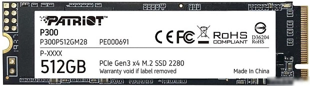 SSD Patriot P300 512GB P300P512GM28