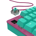 Клавиатура игровая проводная IO by Red Square Typex v2 g3ms Sapphire io211 (бирюзовая/розовая)