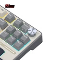 Клавиатура игровая проводная Royal Kludge RK R87 Brown switch (серая,бежевая)