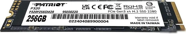 SSD Patriot P320 256GB P320P256GM28