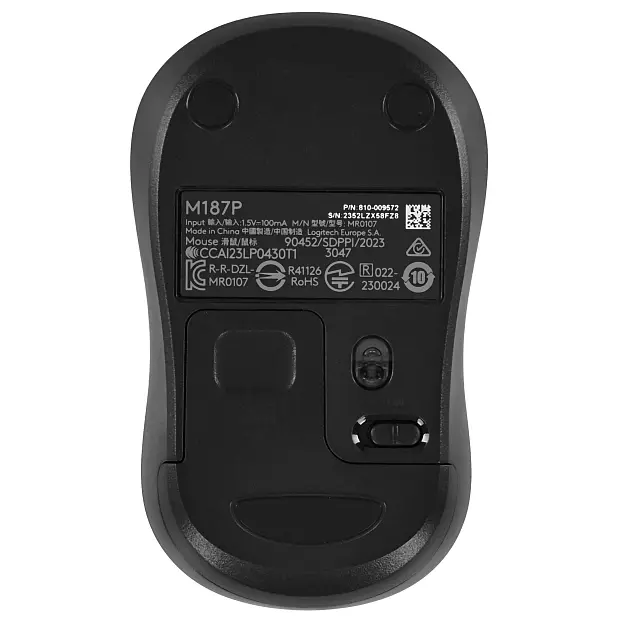 Мышь беспроводная Logitech M187P 910-006609 (черная)