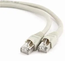 Интернет кабель (патч-корд) FTP Cablexpert PP6-5M, кат.6, 5м, литой, многожильный, серый