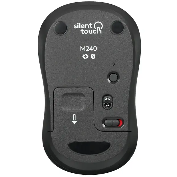 Мышь беспроводная  Logitech M240 Silent (910-007182), графит