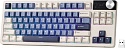 Клавиатура игровая Royal Kludge RK S85 Horizon Beige switch (белая,синяя)