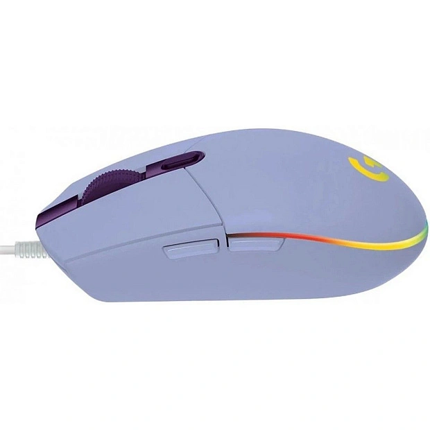 Мышь игровая проводная Logitech G102 Lightsync, 910-005857 (фиолетовая)