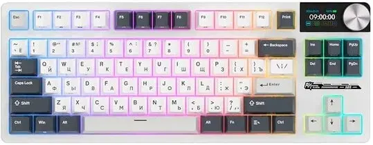 Клавиатура игровая Royal Kludge RK S85 Cloud switch (белая,темно-серая)