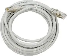 Интернет кабель (патч-корд) FTP Cablexpert PP6-5M, кат.6, 5м, литой, многожильный, серый