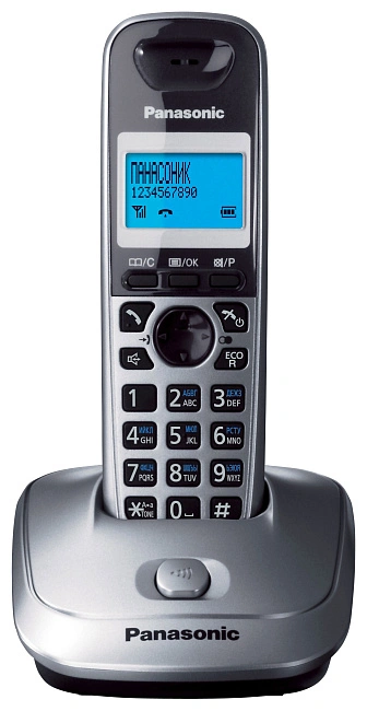 Радиотелефон беспроводной Panasonic KX-TG2511UAM (серый металлик)