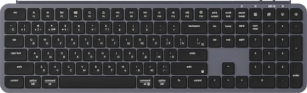 Клавиатура беспроводная утратонкая Keychron B6 Pro B6P-K1-RU (серый космос)
