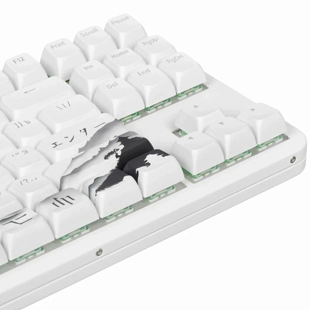 Клавиатура игровая беспроводная Red Square Alumix TKL Satori g3ms Jade RSQ-20055 (белая)