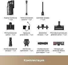 Пылесос Trouver Cordless Vacuum Cleaner G70 Detect V2515 (евровилка, черный)