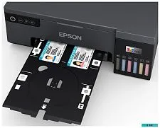 Фотопринтер Epson EcoTank L8050 цветной струйный с СНПЧ, печать на CD/DVD и пластиковых ID-картах