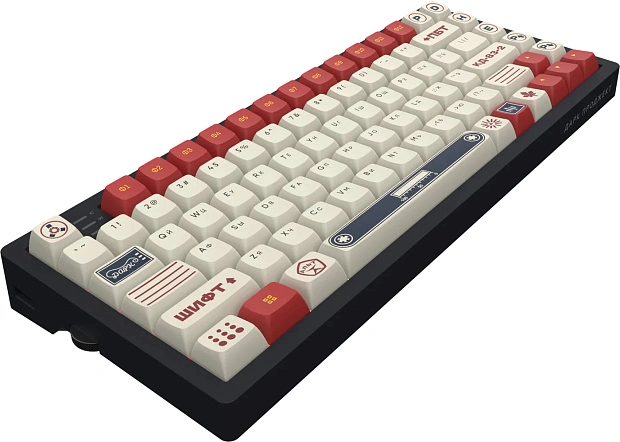 Клавиатура игровая Дарк Проджект KD83A g3ms Onyx v2 DP-KD-83A-110100-GOX СССР (красная/белая)
