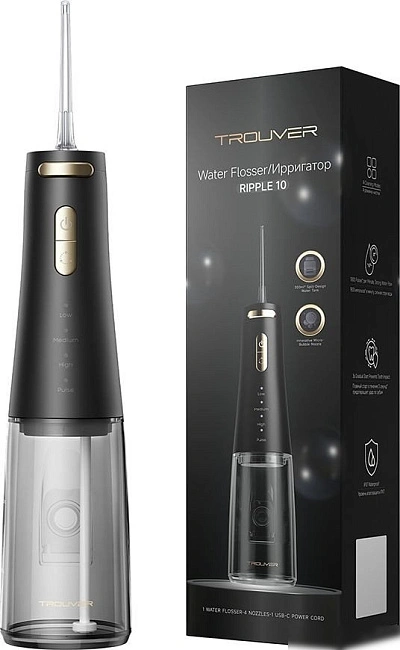 Ирригатор Trouver Ripple 10 water flosser Black AWF14A
