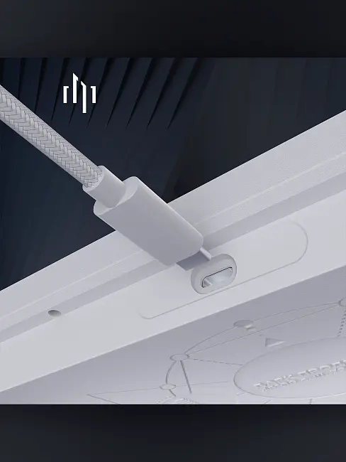 Клавиатура игровая Дарк Проджект Zeno White g3ms Sapphire CM81 DP-CM81ZWC (белая)