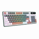 Клавиатура игровая Royal Kludge RK-S98 Chartreuse switch (белая,зеленая)