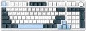 Клавиатура игровая JEGG ZA98 White Navy Blue TNT Red (синяя)