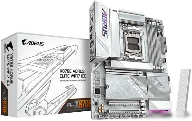 Материнская плата Gigabyte X870E Aorus Elite WiFi7 Ice (rev. 1.3)