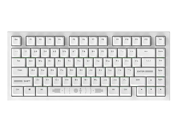 Клавиатура игровая Дарк Проджект Zeno White g3ms Sapphire CM81 DP-CM81ZWC (белая)