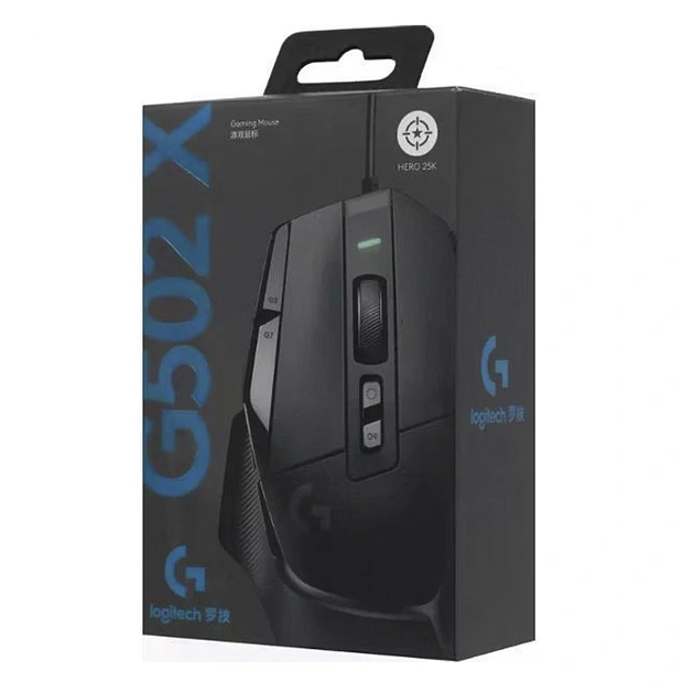 Мышь игровая проводная Logitech G502 X Wired, 910-006142 (черная)