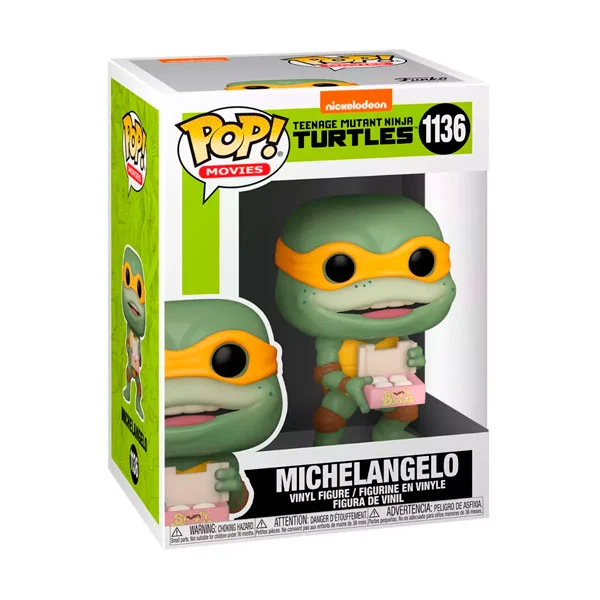 Фигурка Funko POP:Черепашки Ниндзя:- Микеланджело с пончиками