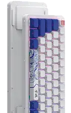 Клавиатура игровая проводная Red Square Alumix 68 Arita + коврик g3ms Sapphire RSQ-20059 (белая)