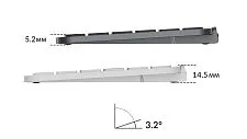 Клавиатура беспроводная ультратонкая Keychron В6 Pro B6P-K8-RU Ivory White (белая)