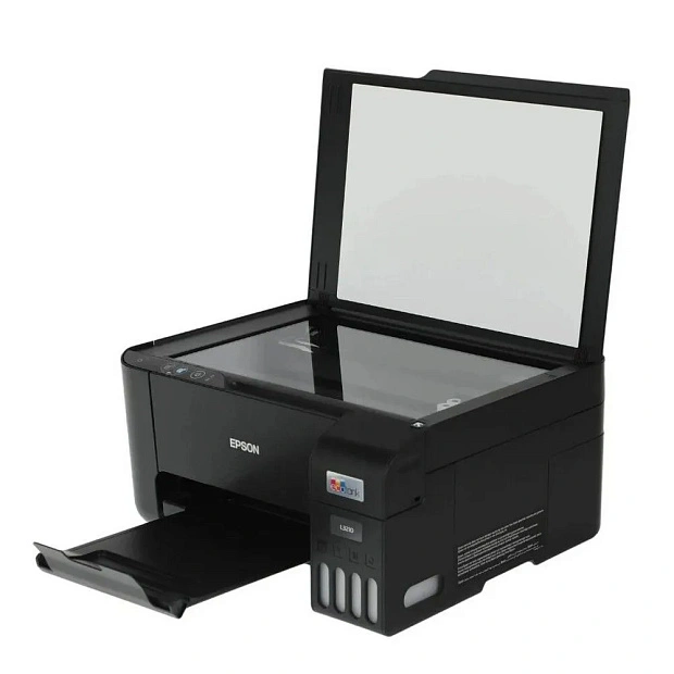 МФУ струйный цветной Epson EcoTank L3210 с СНПЧ, "3в1" принтер, сканер, копир, А4