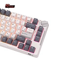 Клавиатура игровая Royal Kludge RK-H81 White Night Cyan switch(белая)