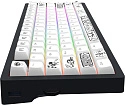 Клавиатура игровая проводная Дарк Проджект KD83A  DP-KD-83A-100100-GMN g3ms Magnetite (черно-белая)