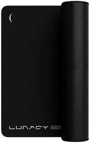 Коврик Lunacy CTRL Clear Black L, 49x49 см BMBL (черный)