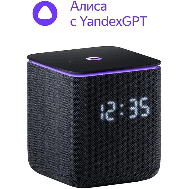 Умная колонка Яндекс.Станция Миди, модель: YNDX-00054BLK, черный