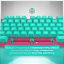 Клавиатура игровая проводная IO by Red Square Typex v2 g3ms Sapphire io211 (бирюзовая/розовая)